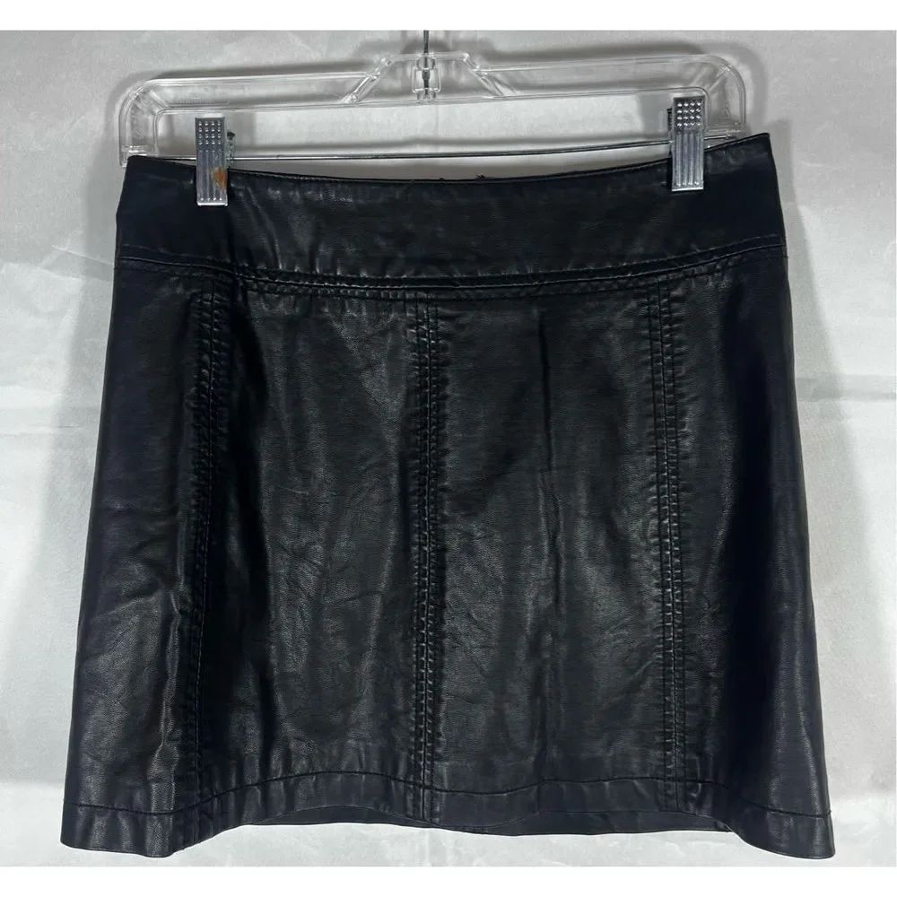 Free People Faux leather skirt